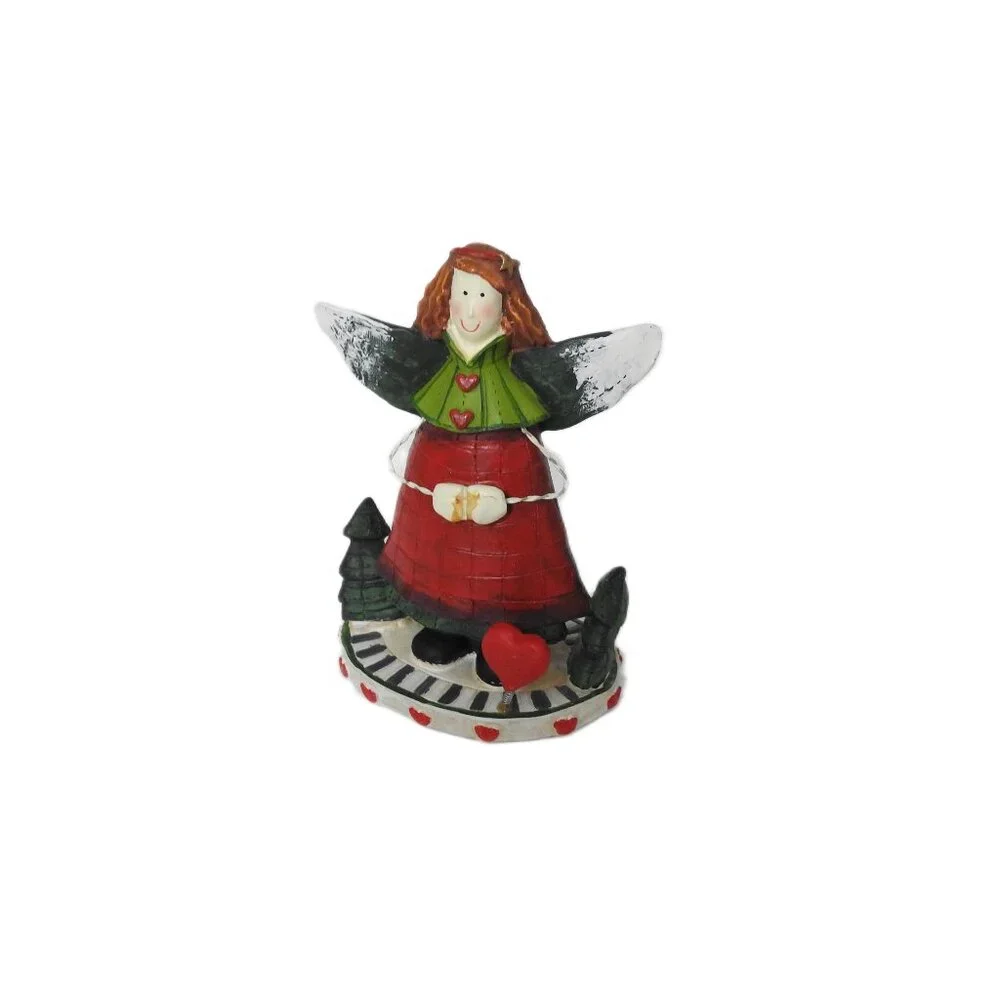 Gooseberry Patch Whimsical Angel Figurine Midwest Cannon Hearts Trees